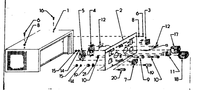 Control Panel Cover Diagram and Parts List for 580321820  Craftsman Engine