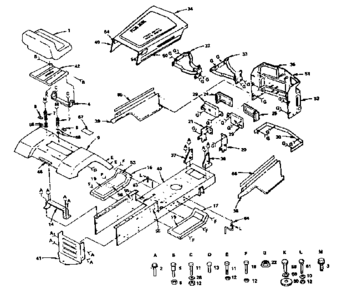 Part Location Diagram of 105274X Craftsman Fender