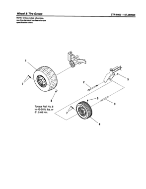 Wheel/tire Diagram and Parts List for ZTR6000  Craftsman Engine