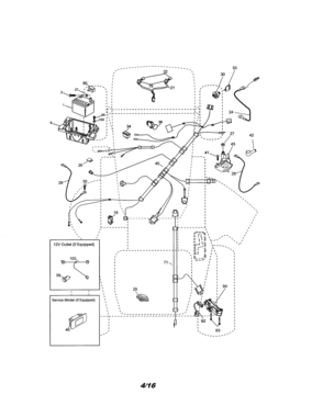 Electrical Diagram and Parts List for 917204070  Craftsman Lawn Tractor