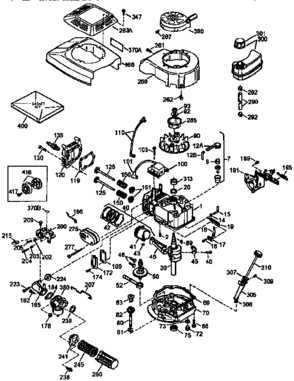 Engine (71,143) 143.966012 Diagram and Parts List for 143966012  Craftsman Engine