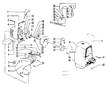 Part Location Diagram of 15274 Craftsman Engine