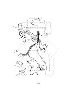 Diagram Diagram and Parts List for 917272059 Type 0 Craftsman Lawn Tractor