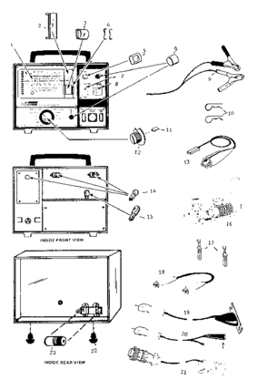 Part Location Diagram of 4-5033-0 Craftsman Battry lead