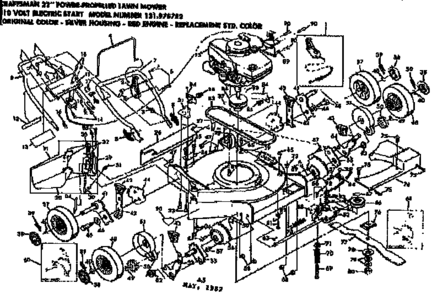 Part Location Diagram of 79846 Generac Standoff Hex S/S
