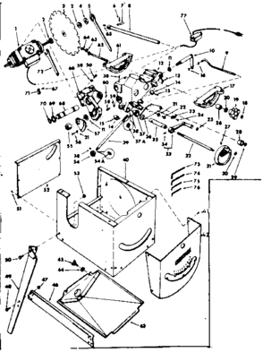 Part Location Diagram of 60123 Craftsman Washer, Plain