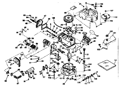Part Location Diagram of 33566 Tecumseh Muffler (Incl. 277)