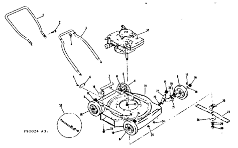 Part Location Diagram of 62898 Craftsman Horn guard