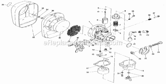 Page C Diagram and Parts List for 636795451  Craftsman Trimmer