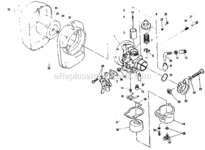Part Location Diagram of EC03-3305 Craftsman Filter