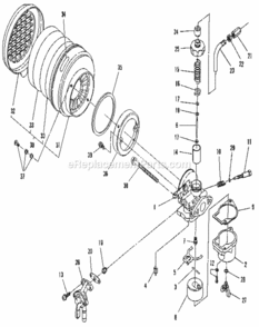 Page C Diagram and Parts List for 636796970  Craftsman Leaf Blower / Vacuum