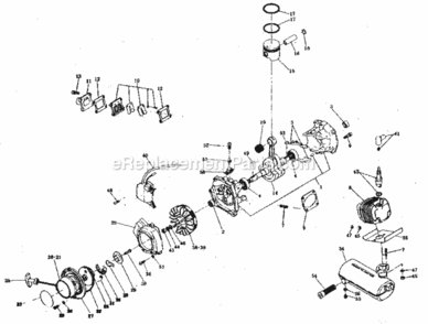 Page B Diagram and Parts List for 636798690  Craftsman Leaf Blower / Vacuum