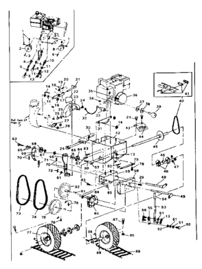 Part Location Diagram of 51698 Generac CABLE CLUT