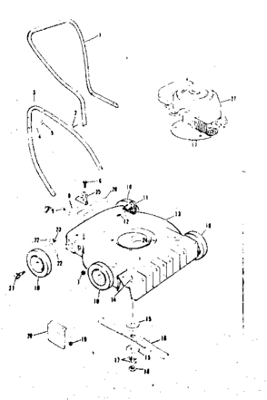Unit Parts Diagram and Parts List for 13191078  Craftsman Lawn Mower