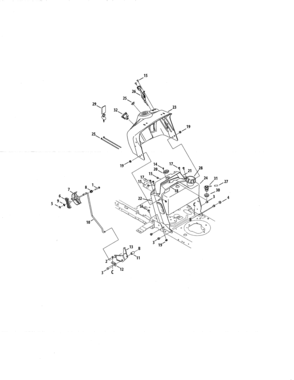 Part Location Diagram of 946-04622 MTD Cable-throttle/cho
