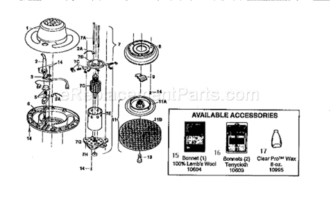 Part Location Diagram of 9-10604 Craftsman Bonnet