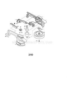 Page A Diagram and Parts List for 646107391  Craftsman Sander Polisher
