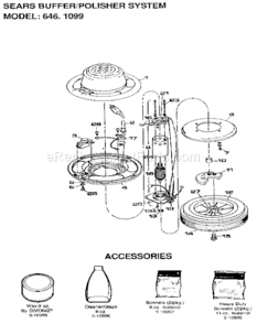 Page A Diagram and Parts List for 6461099  Craftsman Sander Polisher