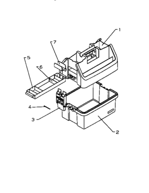 Unit Parts Diagram and Parts List for 70665795  Craftsman Tool Stand & Cart