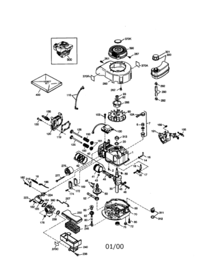 Part Location Diagram of 30571C Craftsman Mounting flange