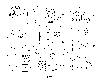 Part Location Diagram of 84003228 Briggs and Stratton Gun