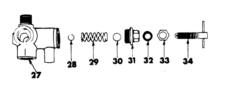 Bypass Valve Diagram and Parts List for 471462530  Craftsman Pressure Washer