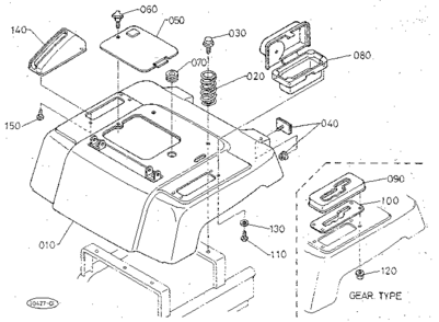 Fender Diagram and Parts List for 3904  Craftsman Lawn Mower