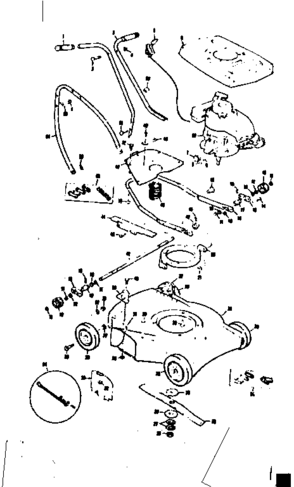 Replacement Parts Diagram and Parts List for 13197482  Craftsman Lawn Mower