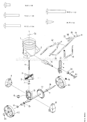 Screw Size Chart Diagram and Parts List for 67119251  Craftsman Spreader