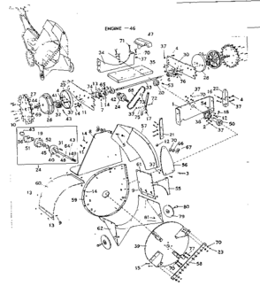 Part Location Diagram of 7069 Craftsman Track plate