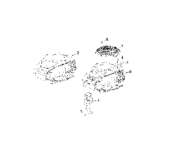 Part Location Diagram of 2206309-S Kohler Baffle, Barrel Assy