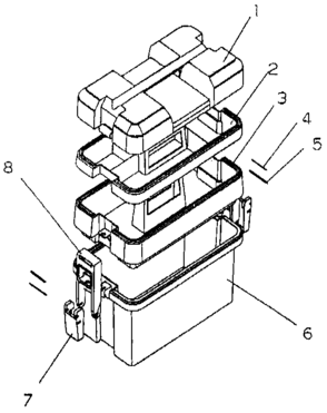 Unit Parts Diagram and Parts List for 65307  Craftsman Tool Stand & Cart