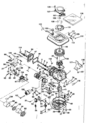 Part Location Diagram of 631791 Tecumseh 