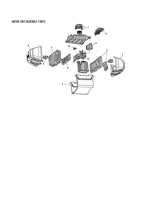 Part Location Diagram of 050DCTB Craftsman Receiver logic board