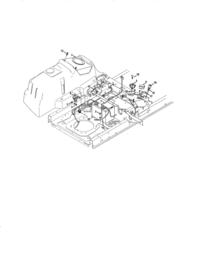 Console/battery Diagram and Parts List for 247204200  Craftsman Engine