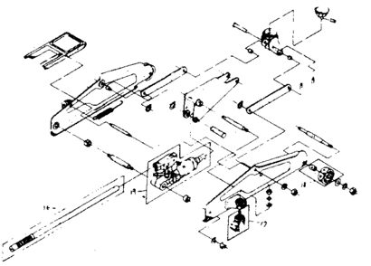 Part Location Diagram of 125011 Generac ENGINE MOTOR MOUNT KIT; 5 HP;