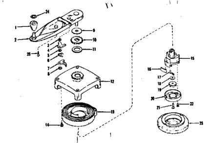 Self Starter No. 29362 Diagram and Parts List for 14340350  Craftsman Engine