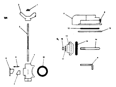 Part Location Diagram of 603 Craftsman Body