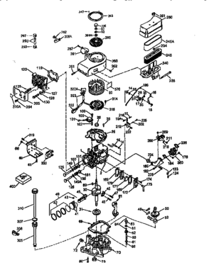 Engine  143.968000 (71/143) Diagram and Parts List for 143968000  Craftsman Engine