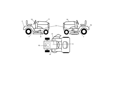 Decals Diagram and Parts List for 917288360  Craftsman Lawn Tractor