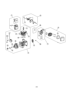 Muffler/short Block/air Cleaner Diagram and Parts List for 316794030  Craftsman Leaf Blower / Vacuum