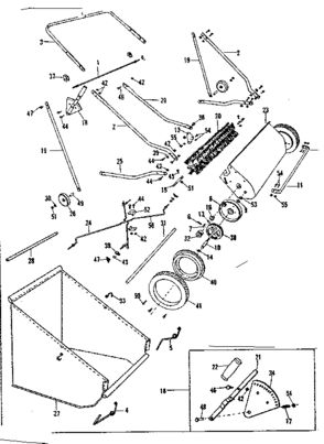Unit Parts Diagram and Parts List for 53679943  Craftsman Lawn Tractor