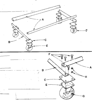 Part Location Diagram of M-1618 Craftsman Hex bolt, 5-pack
