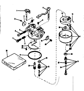 Part Location Diagram of 31557 Craftsman Shaft lever