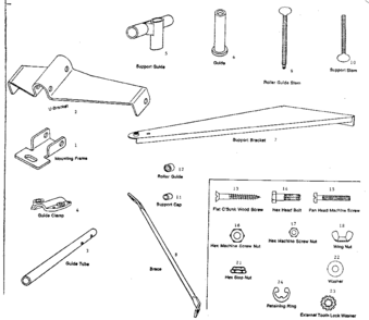 Part Location Diagram of 29A-306-1 Craftsman Flat washer, 8-pack