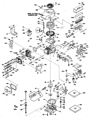 Part Location Diagram of 35854 Craftsman Lawn & Garden Equipment Engine