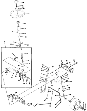 Part Location Diagram of 6266H Craftsman Thrust Washer