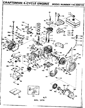 Part Location Diagram of 34581 Craftsman Carburetor cover