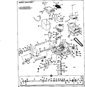 Part Location Diagram of 49257 Generac Body, Pump