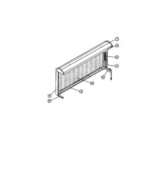 Powered Backwall Diagram and Parts List for 706590180  Craftsman Tool Stand & Cart